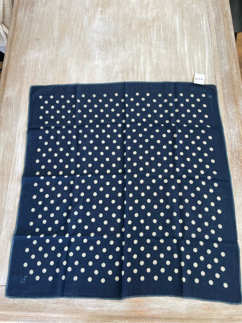 45R polkadot cotton bandana NWOT
